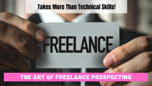 art of freelance prospecting header