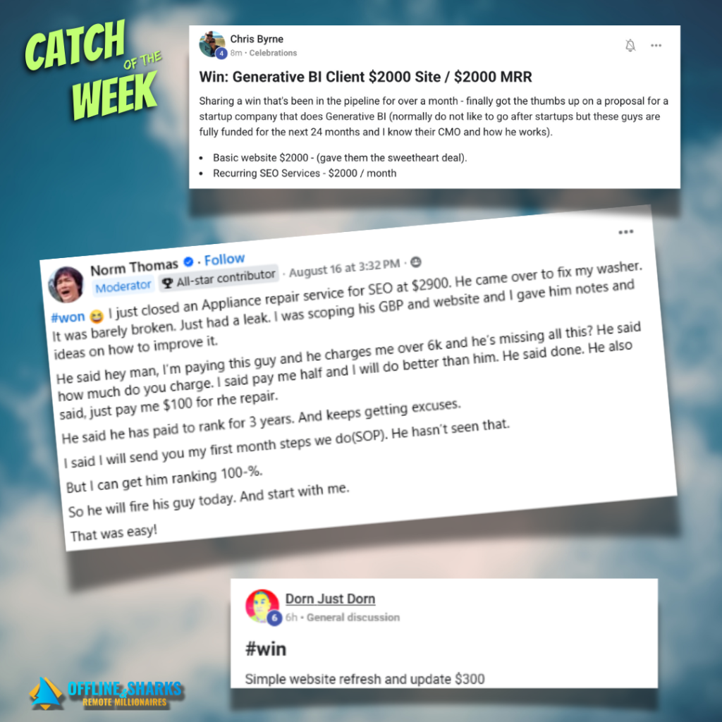 catch of the week 3