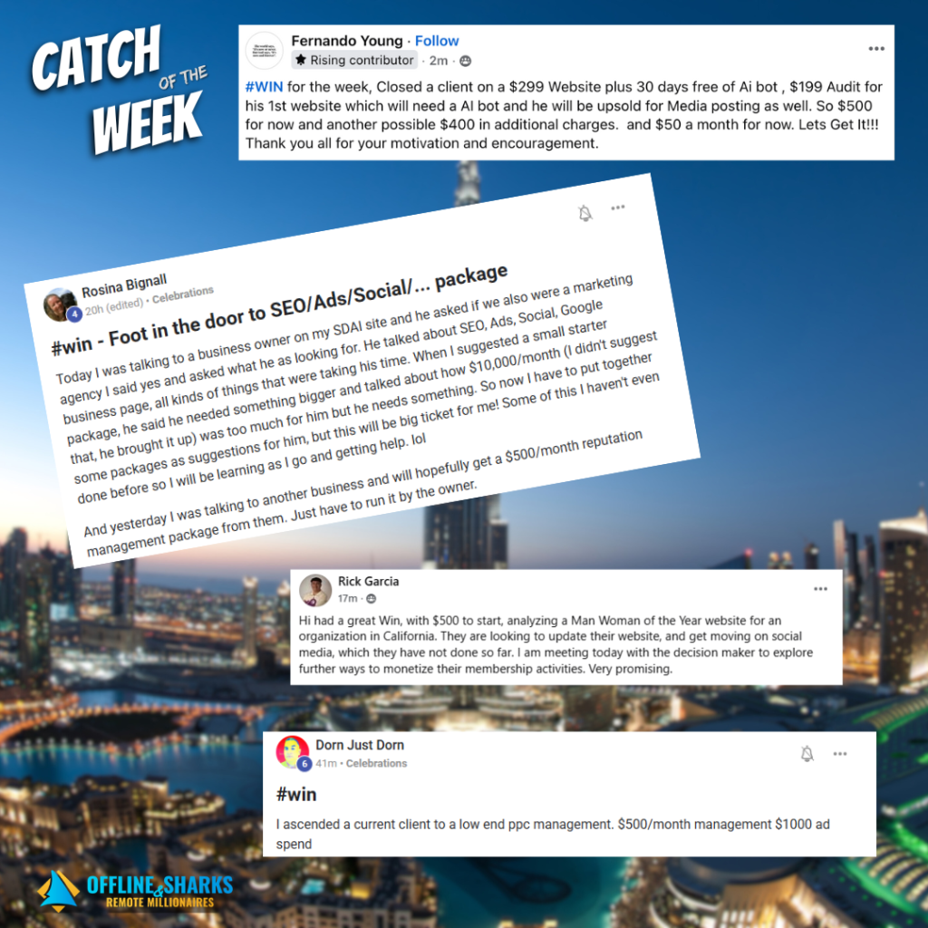 catch of the week 1